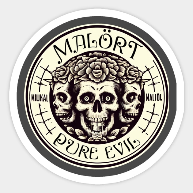 Malort: Pure Evil Sticker by IHateMalort